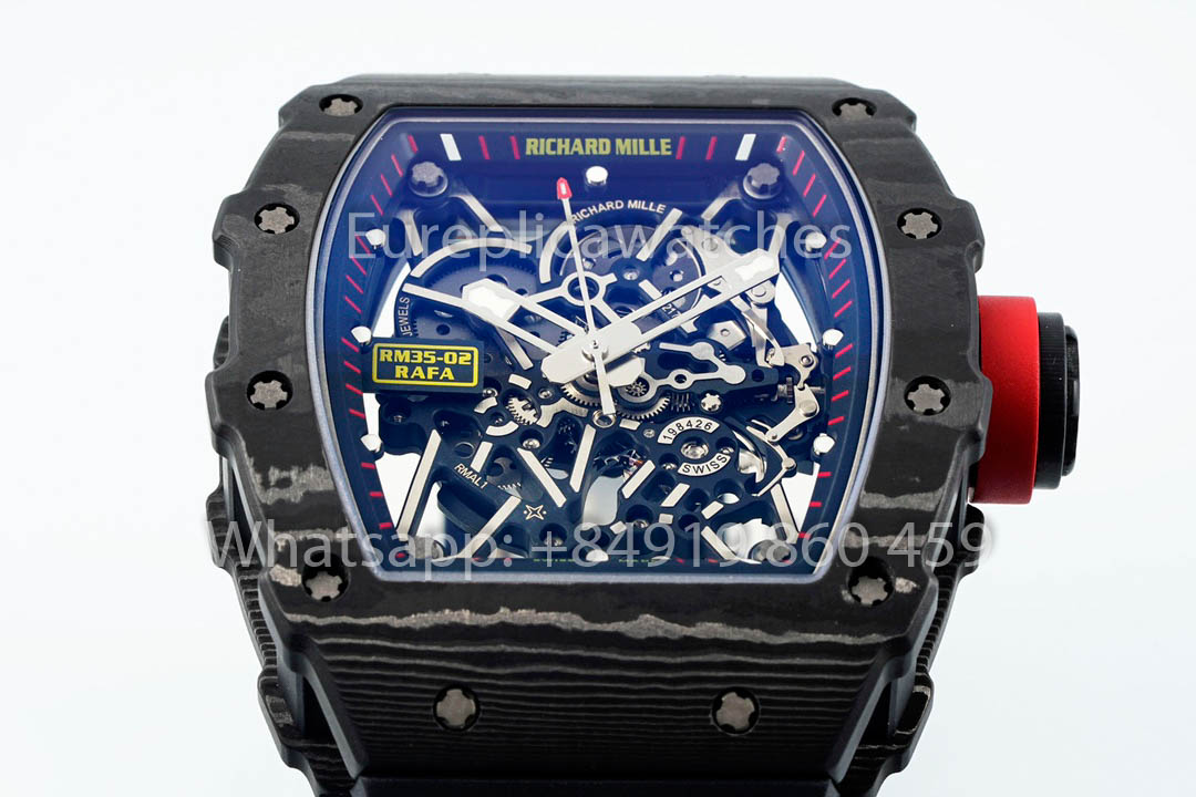 Bracelet noir Richard Mille RM035-02 Rafael Nadal 1:1 Best Version APS Factory
