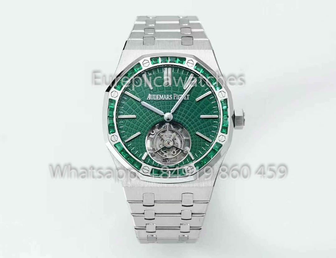 Audemars Piguet Royal Oak Tourbillon 26530ST.OO.1220ST.01 BBS Factory 1:1 Beste Version Grünes Zifferblatt