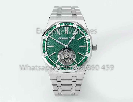 Audemars Piguet Royal Oak Tourbillon 26530ST.OO.1220ST.01 BBS Factory 1:1 Beste Version Grünes Zifferblatt