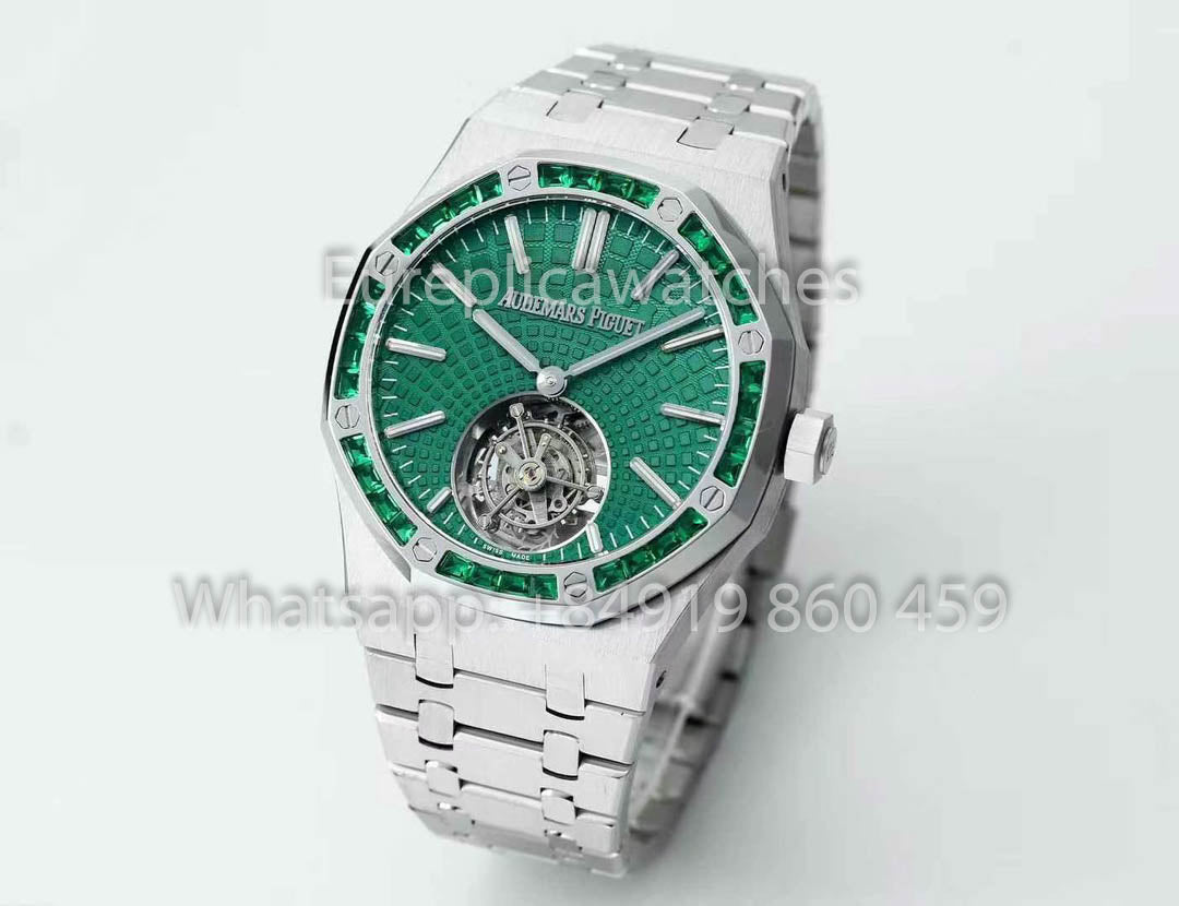 Audemars Piguet Royal Oak Tourbillon 26530ST.OO.1220ST.01 BBS Factory 1:1 Beste Version Grünes Zifferblatt