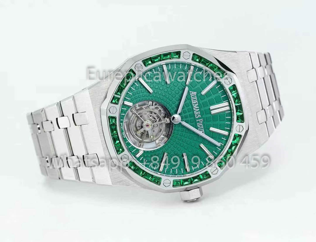 Audemars Piguet Royal Oak Tourbillon 26530ST.OO.1220ST.01 BBS Factory 1:1 Beste Version Grünes Zifferblatt