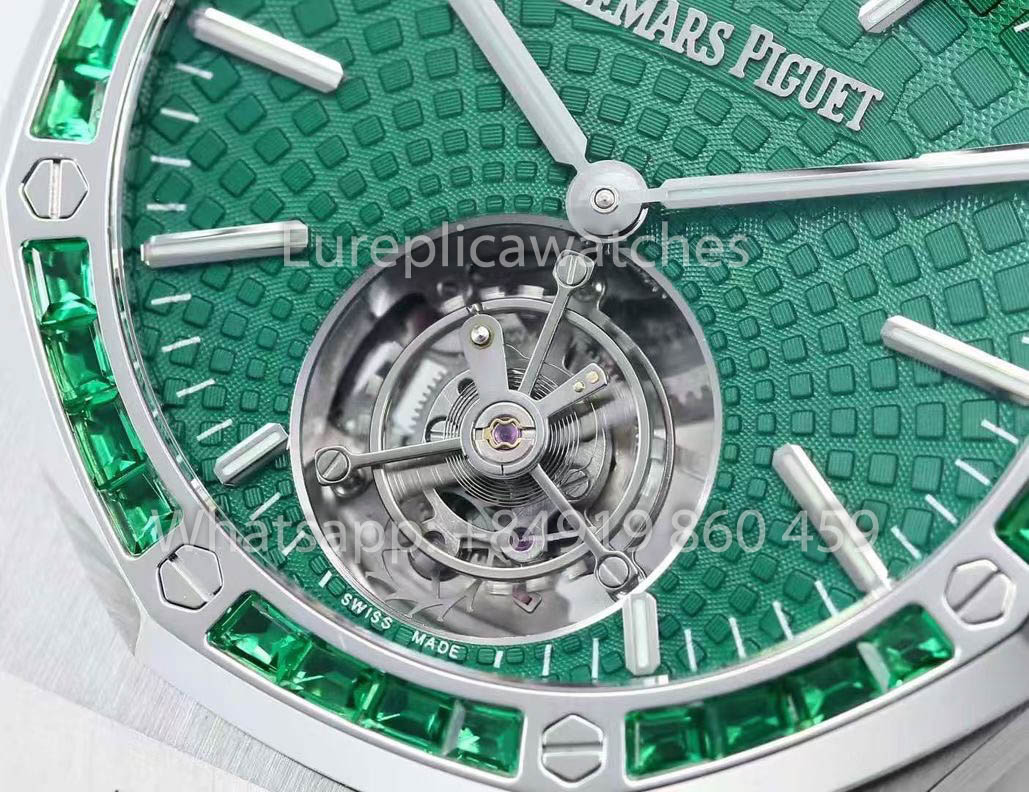 Audemars Piguet Royal Oak Tourbillon 26530ST.OO.1220ST.01 BBS Factory 1:1 Beste Version Grünes Zifferblatt