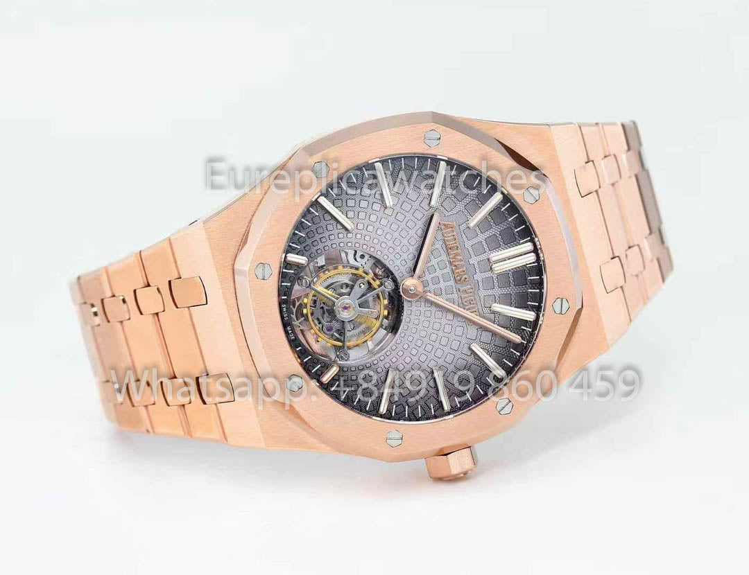 Audemars Piguet Royal Oak Tourbillon 26530ST.OO.1220ST.01 BBS Factory 1:1 Beste Version Graues Zifferblatt RG
