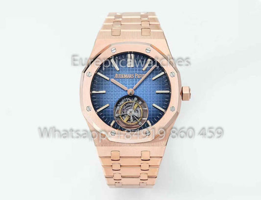 Audemars Piguet Royal Oak Tourbillon 26530ST.OO.1220ST.01 BBS Factory 1:1 Beste Version Blaues Zifferblatt RG