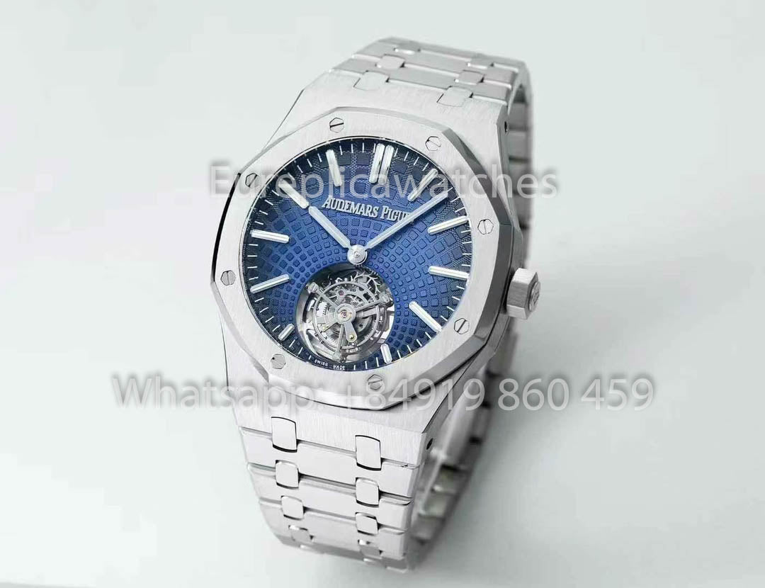 Audemars Piguet Royal Oak Tourbillon 26530ST.OO.1220ST.01 BBS Factory 1:1 Beste Version Blau Silber