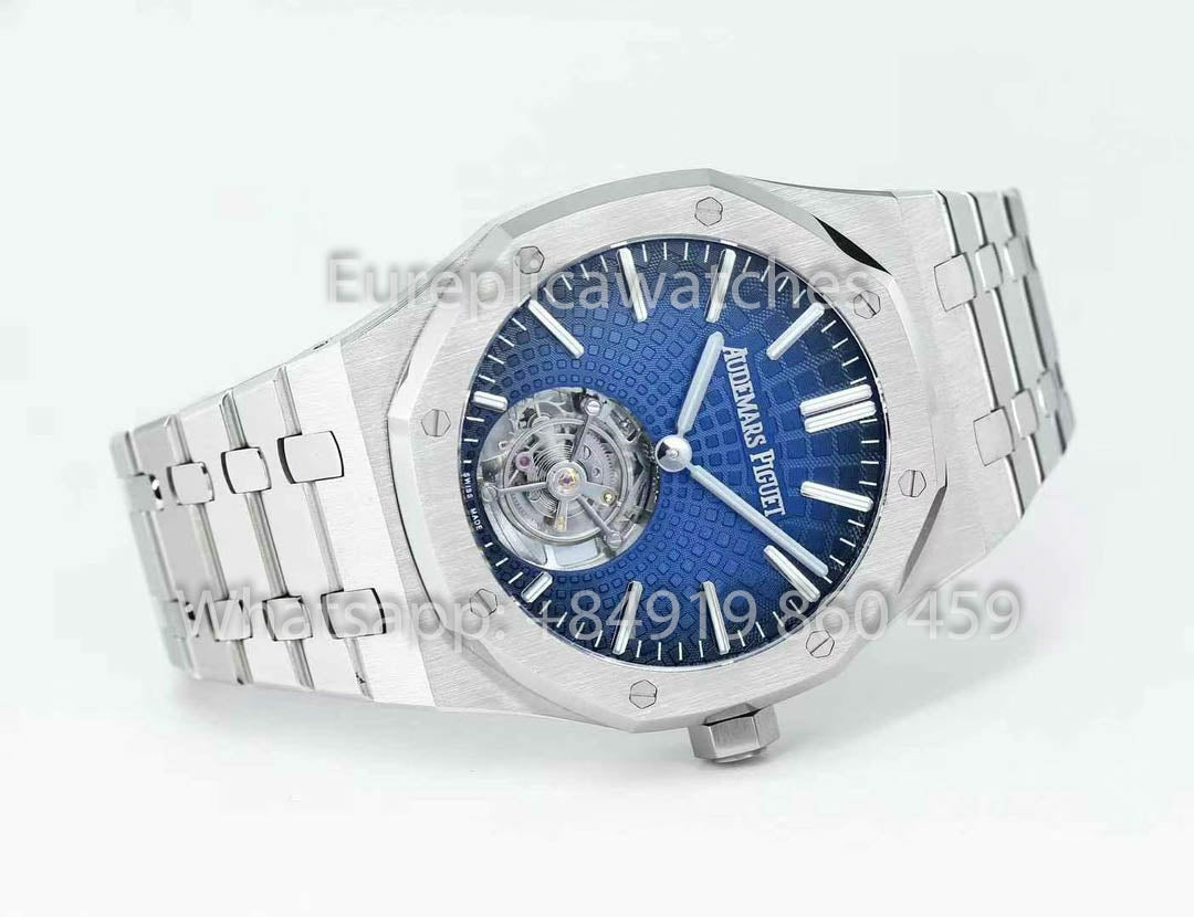 Audemars Piguet Royal Oak Tourbillon 26530ST.OO.1220ST.01 BBS Factory 1:1 Beste Version Blau Silber