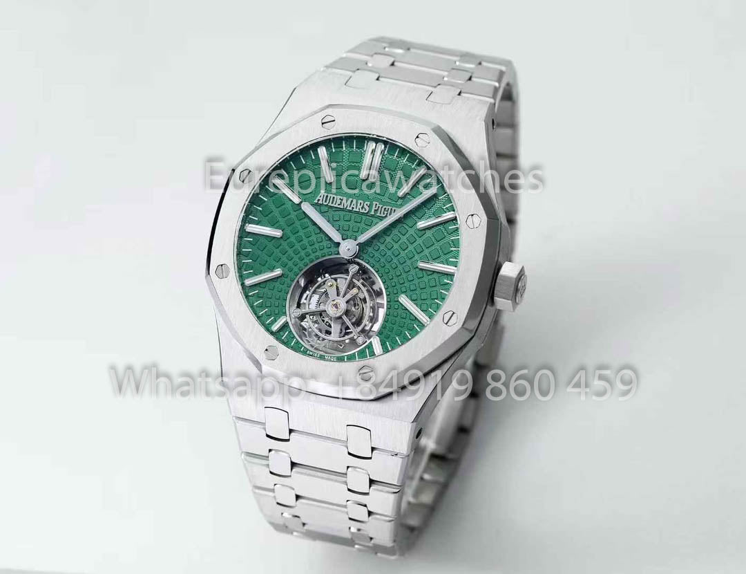 Audemars Piguet Royal Oak Tourbillon 26530ST.OO.1220ST.01 BBS Factory 1:1 Meilleure version Vert Argent