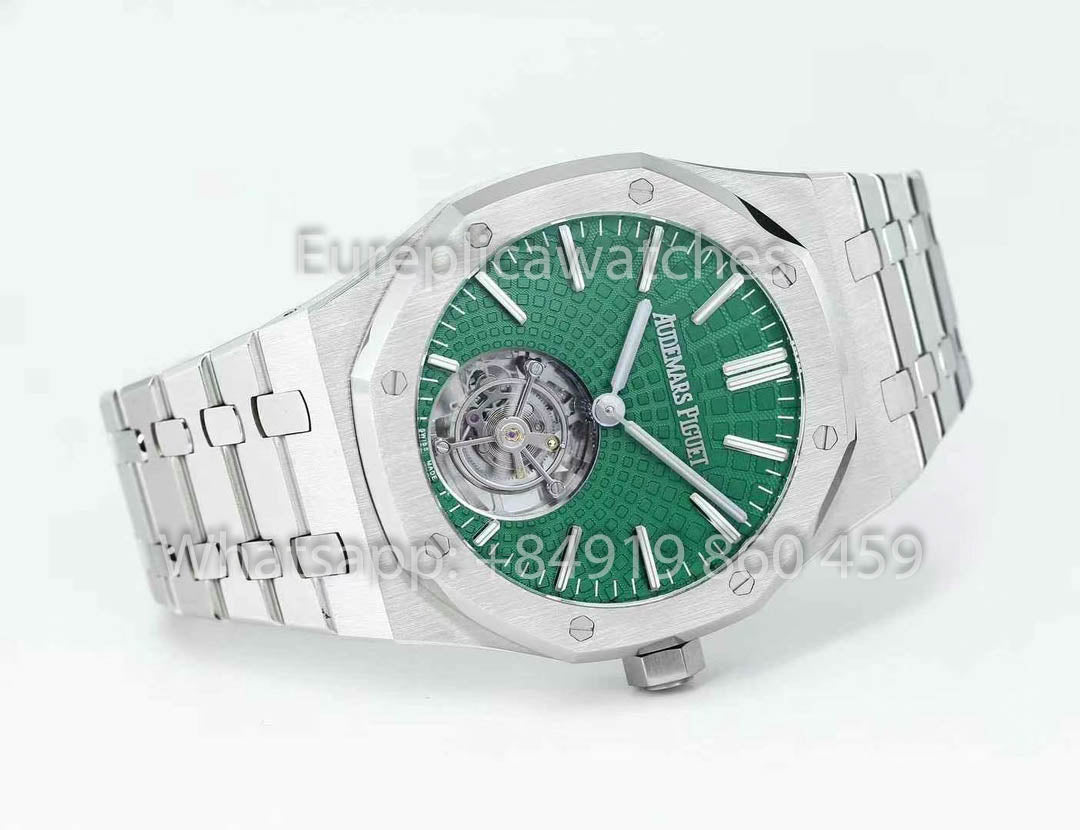 Audemars Piguet Royal Oak Tourbillon 26530ST.OO.1220ST.01 BBS Factory 1:1 Meilleure version Vert Argent