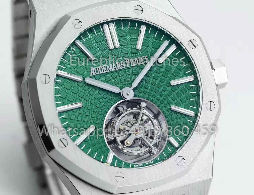 Audemars Piguet Royal Oak Tourbillon 26530ST.OO.1220ST.01 BBS Factory 1:1 Meilleure version Vert Argent