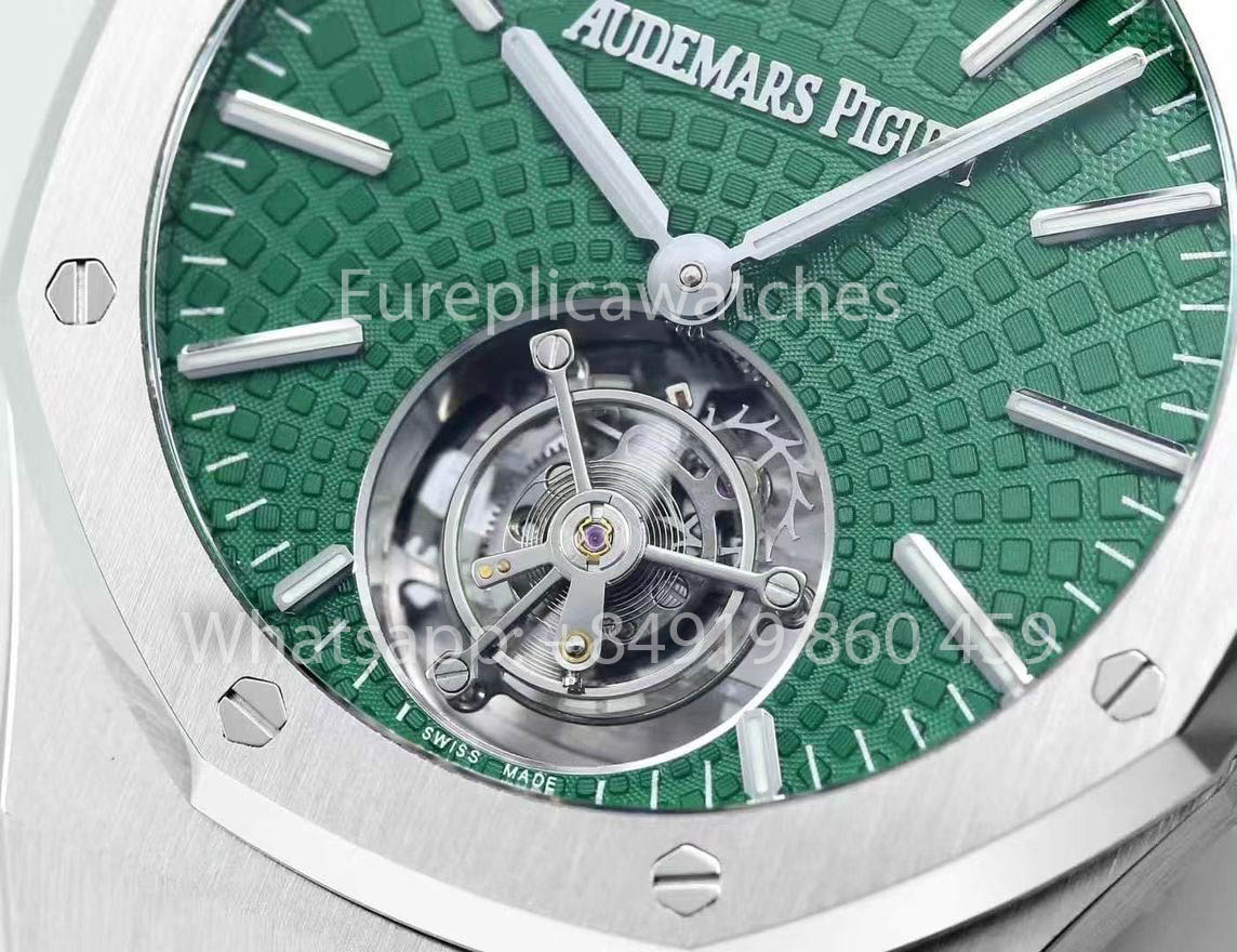 Audemars Piguet Royal Oak Tourbillon 26530ST.OO.1220ST.01 BBS Factory 1:1 Meilleure version Vert Argent