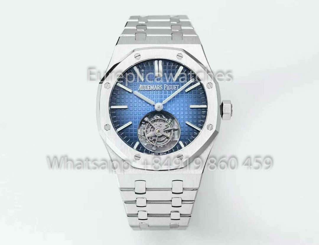 Audemars Piguet Royal Oak Tourbillon 26530ST.OO.1220ST.01 BBS Factory 1:1 Meilleure version Bleu clair