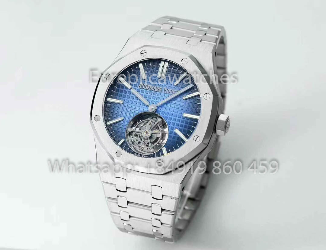 Audemars Piguet Royal Oak Tourbillon 26530ST.OO.1220ST.01 BBS Factory 1:1 Meilleure version Bleu clair