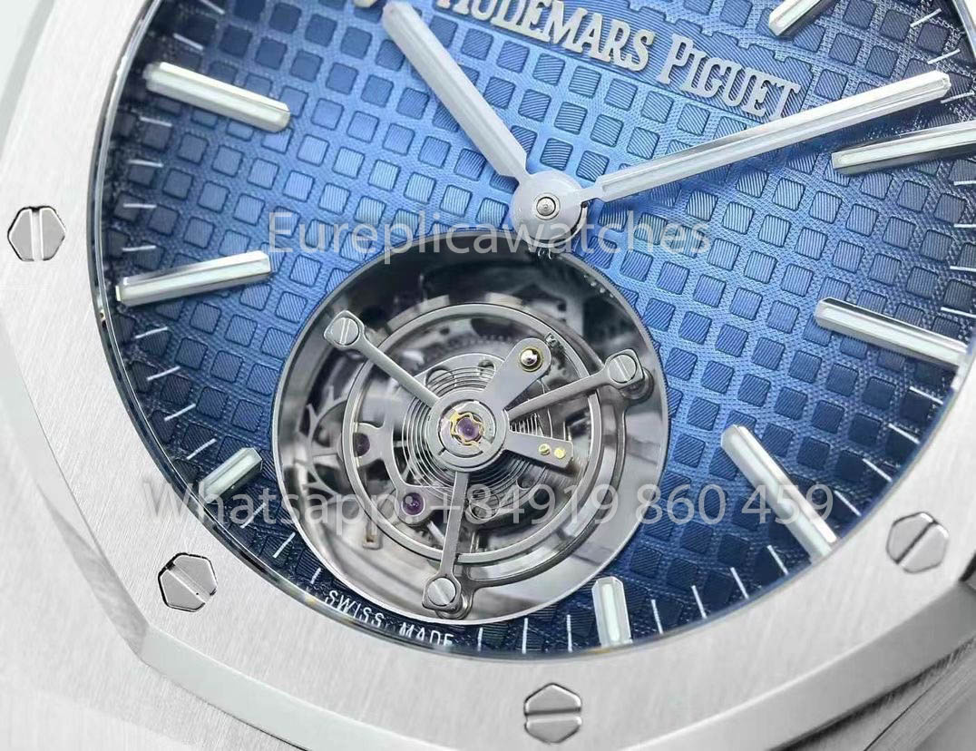 Audemars Piguet Royal Oak Tourbillon 26530ST.OO.1220ST.01 BBS Factory 1:1 Meilleure version Bleu clair
