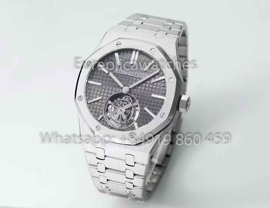 Audemars Piguet Royal Oak Tourbillon 26530ST.OO.1220ST.01 BBS Factory 1:1 Meilleure version Gris Argent