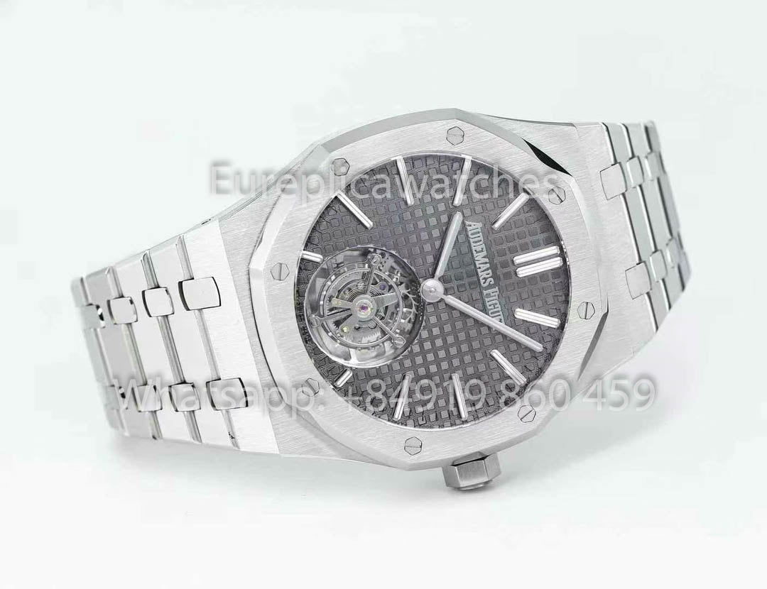 Audemars Piguet Royal Oak Tourbillon 26530ST.OO.1220ST.01 BBS Factory 1:1 Meilleure version Gris Argent