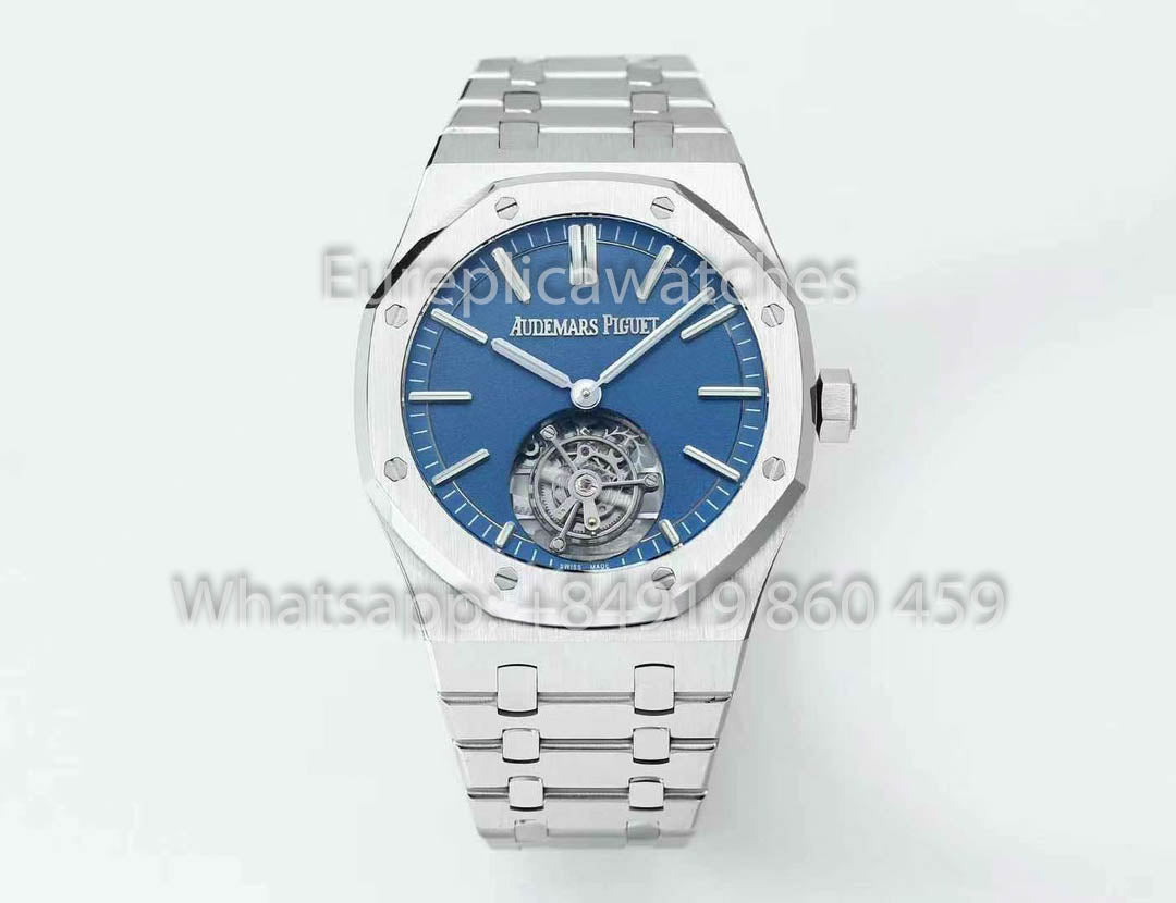 Audemars Piguet Royal Oak Tourbillon 26530ST.OO.1220ST.01 BBS Factory 1:1 Meilleure version Bleu foncé