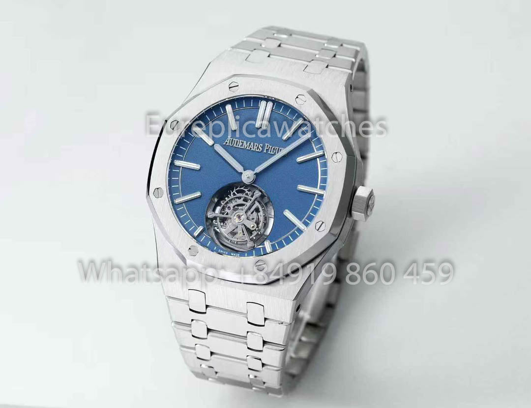 Audemars Piguet Royal Oak Tourbillon 26530ST.OO.1220ST.01 BBS Factory 1:1 Meilleure version Bleu foncé
