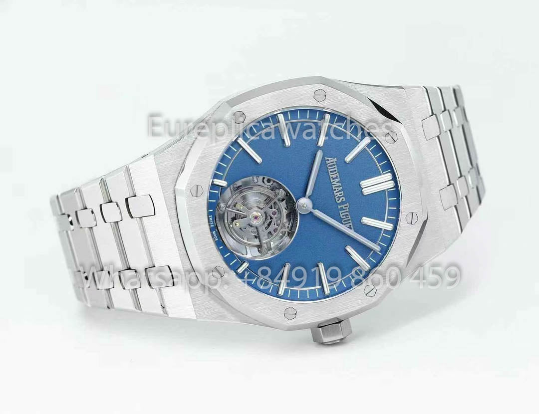 Audemars Piguet Royal Oak Tourbillon 26530ST.OO.1220ST.01 BBS Factory 1:1 Meilleure version Bleu foncé