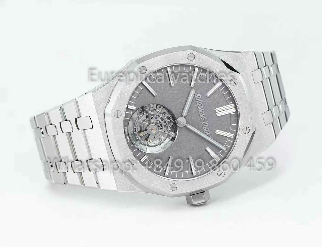 Audemars Piguet Royal Oak Tourbillon 26530ST.OO.1220ST.01 BBS Factory 1:1 Meilleure version Cadran gris lisse