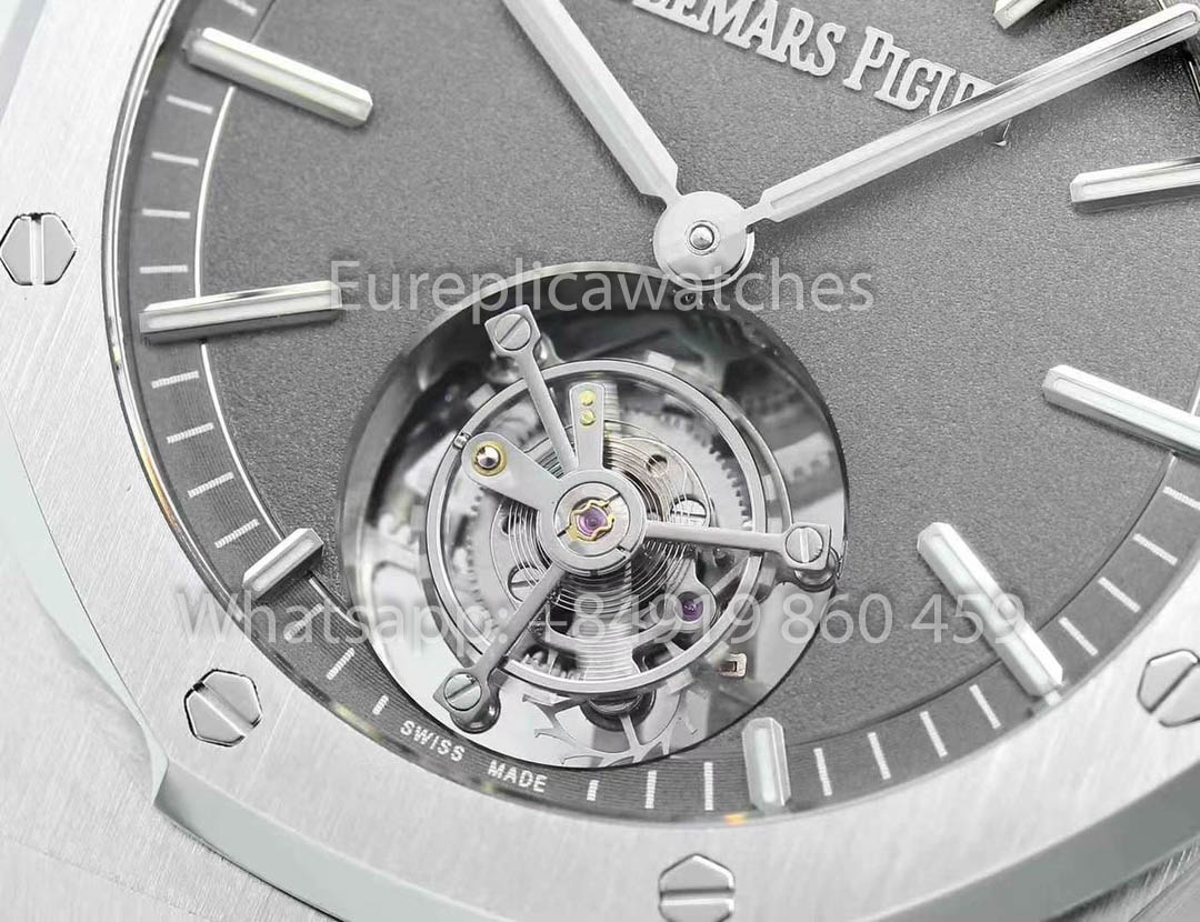 Audemars Piguet Royal Oak Tourbillon 26530ST.OO.1220ST.01 BBS Factory 1:1 Meilleure version Cadran gris lisse