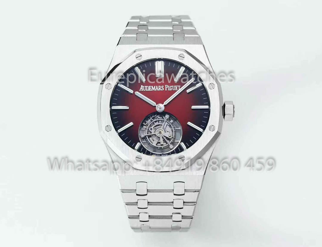 Audemars Piguet Royal Oak Tourbillon 26530ST.OO.1220ST.01 BBS Factory 1:1 Meilleure version Cadran rouge
