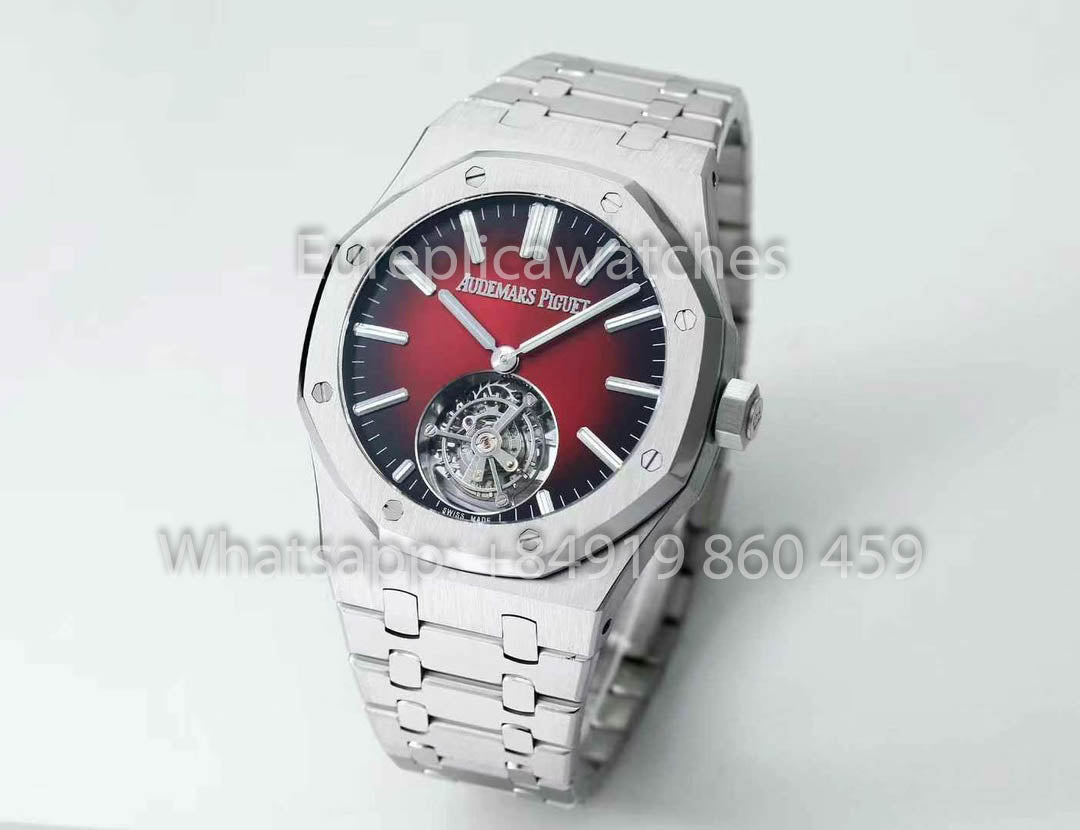 Audemars Piguet Royal Oak Tourbillon 26530ST.OO.1220ST.01 BBS Factory 1:1 Meilleure version Cadran rouge