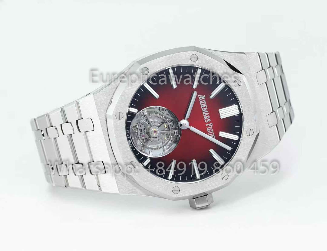 Audemars Piguet Royal Oak Tourbillon 26530ST.OO.1220ST.01 BBS Factory 1:1 Meilleure version Cadran rouge
