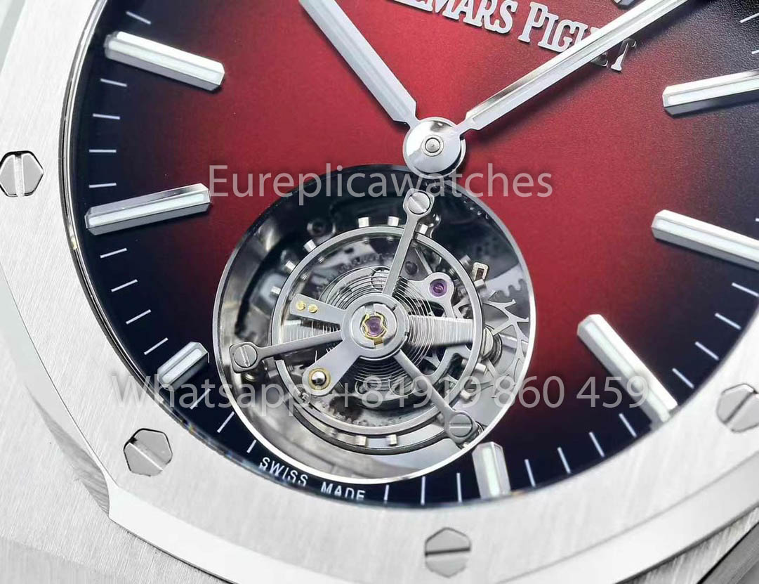 Audemars Piguet Royal Oak Tourbillon 26530ST.OO.1220ST.01 BBS Factory 1:1 Meilleure version Cadran rouge