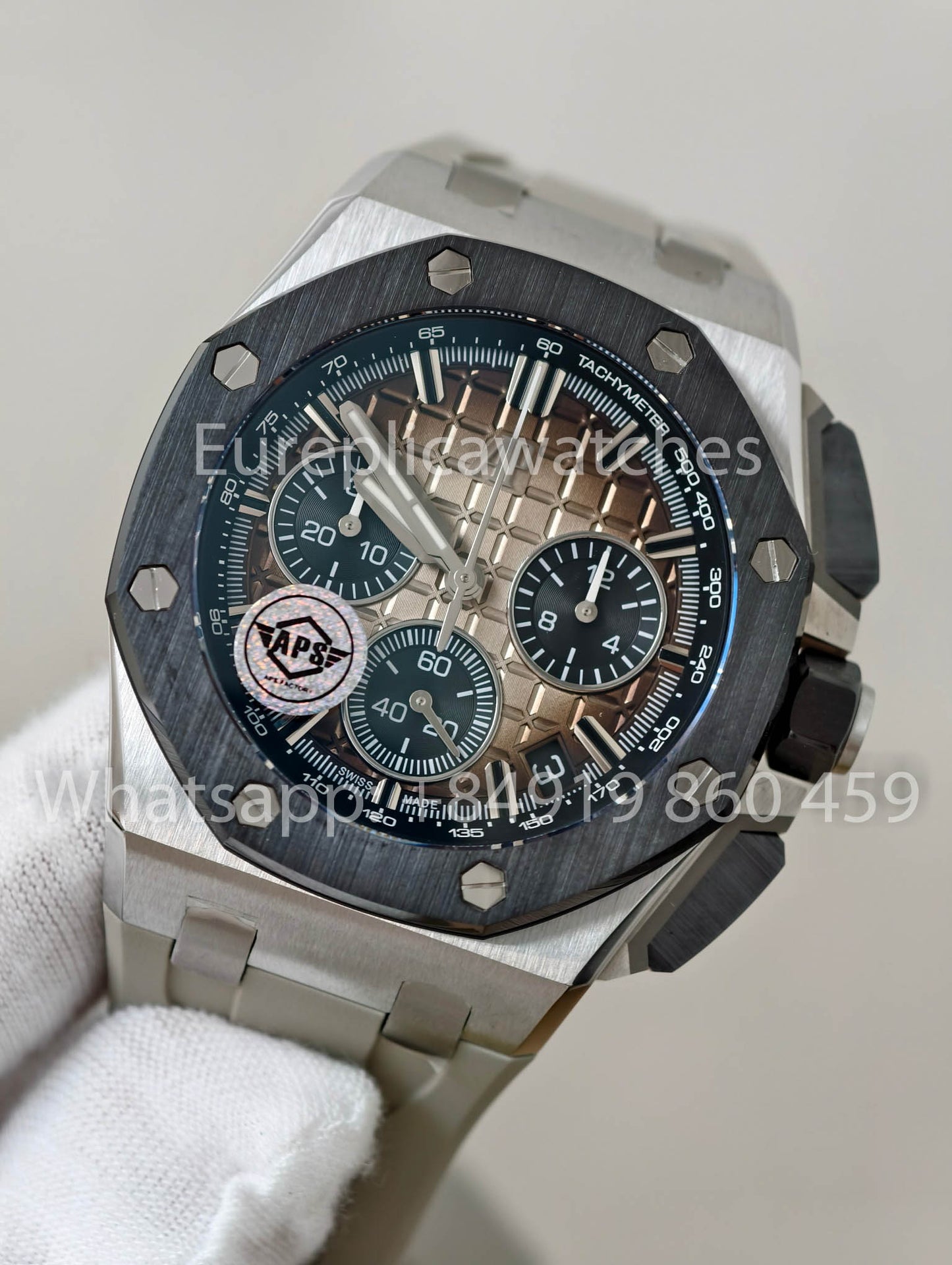 Audemars Piguet Royal Oak Offshore 26420 APS Factory 1:1 Beste Version Hellbraunes Zifferblatt