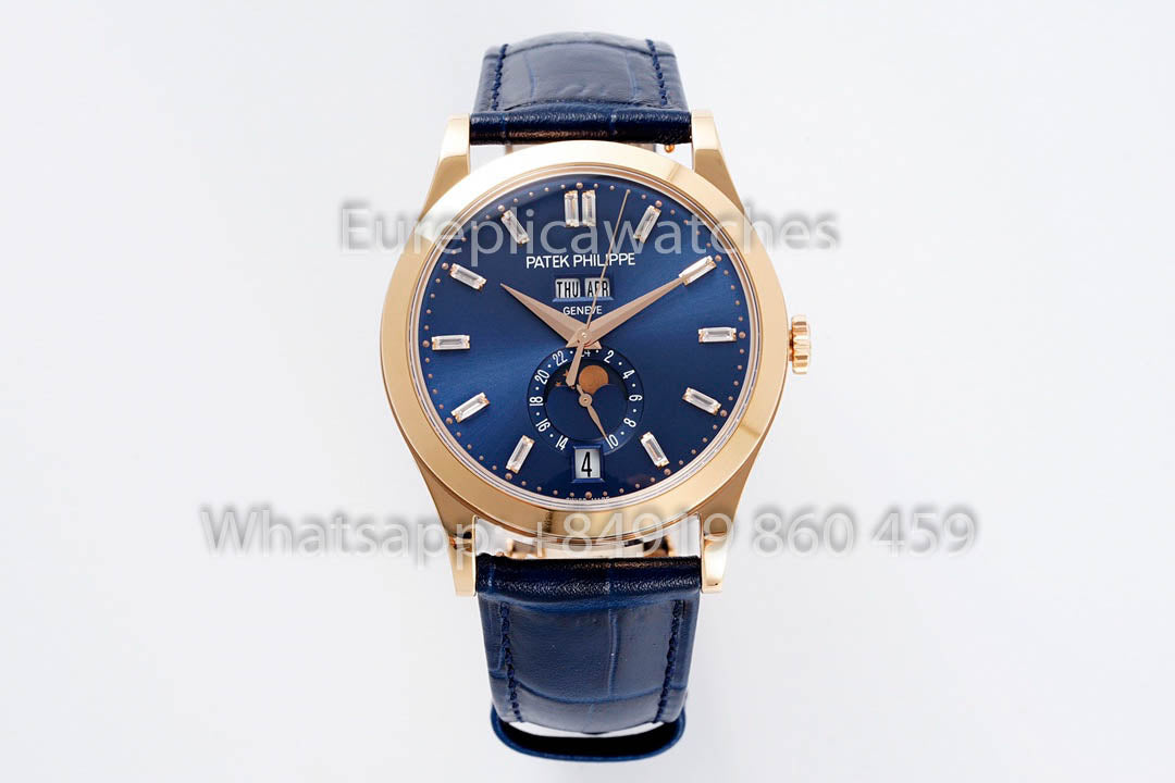 Patek Philippe Complications 5396R-015  PPF Factory 1:1 Best Version Blue Dial Rose Gold