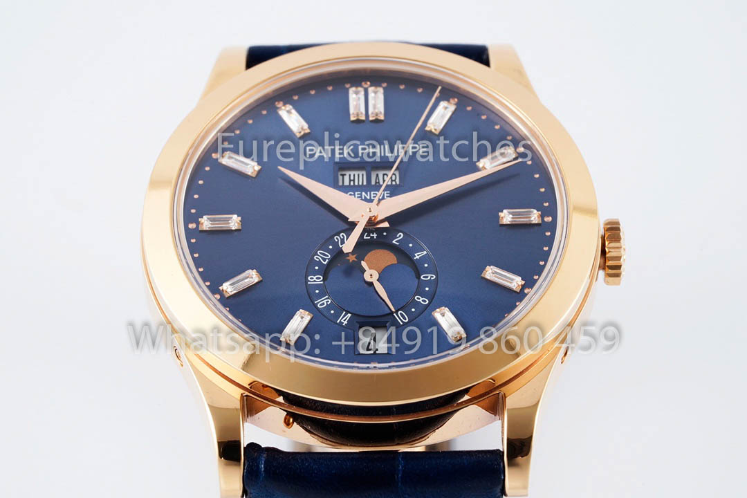 Patek Philippe Complications 5396R-015  PPF Factory 1:1 Best Version Blue Dial Rose Gold