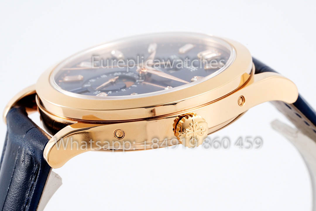 Patek Philippe Complications 5396R-015  PPF Factory 1:1 Best Version Blue Dial Rose Gold