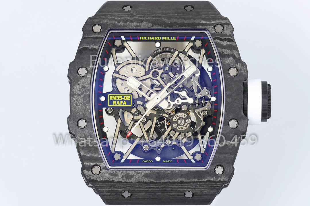 Richard Mille RM35-02 Rafael Nadal Carbon TPT 1:1 Meilleure version ZF Factory Version 2025