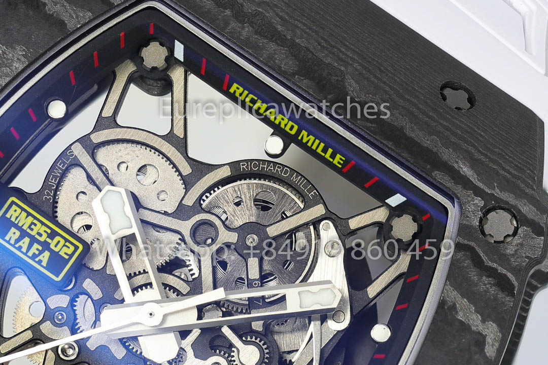 Richard Mille RM35-02 Rafael Nadal Carbon TPT 1:1 Meilleure version ZF Factory Version 2025