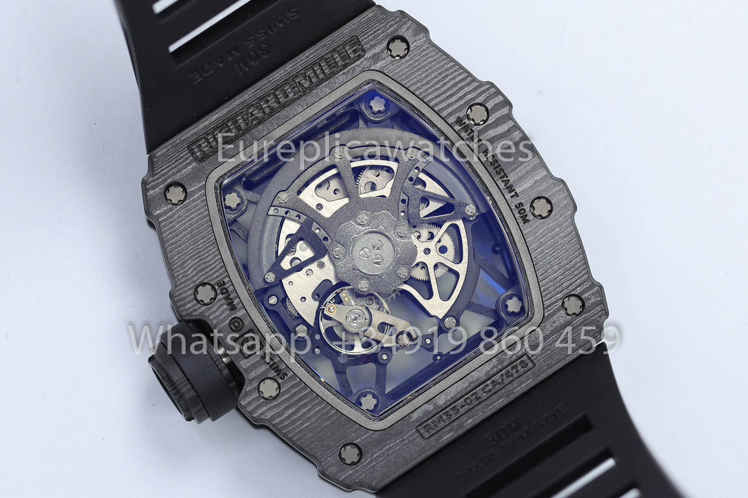 Richard Mille RM35-02 Rafael Nadal Black Carbon TPT 1:1 Beste Version ZF Factory 2025 Version
