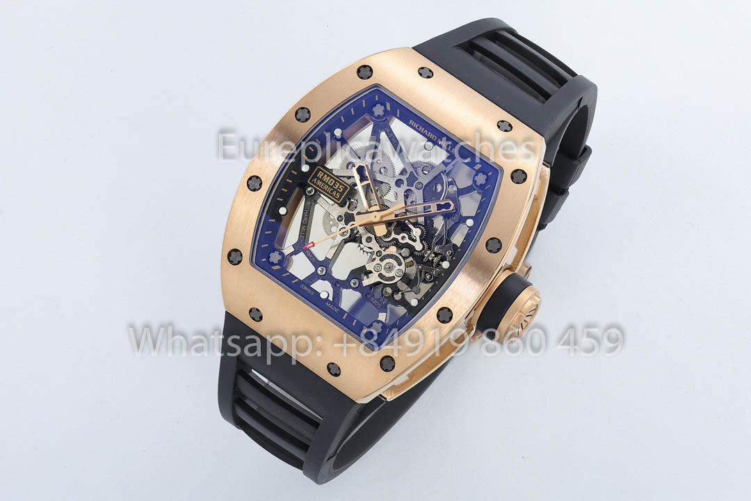 Richard Mille RM035 Americas Gold Toro 1:1 Beste Version ZF Factory
