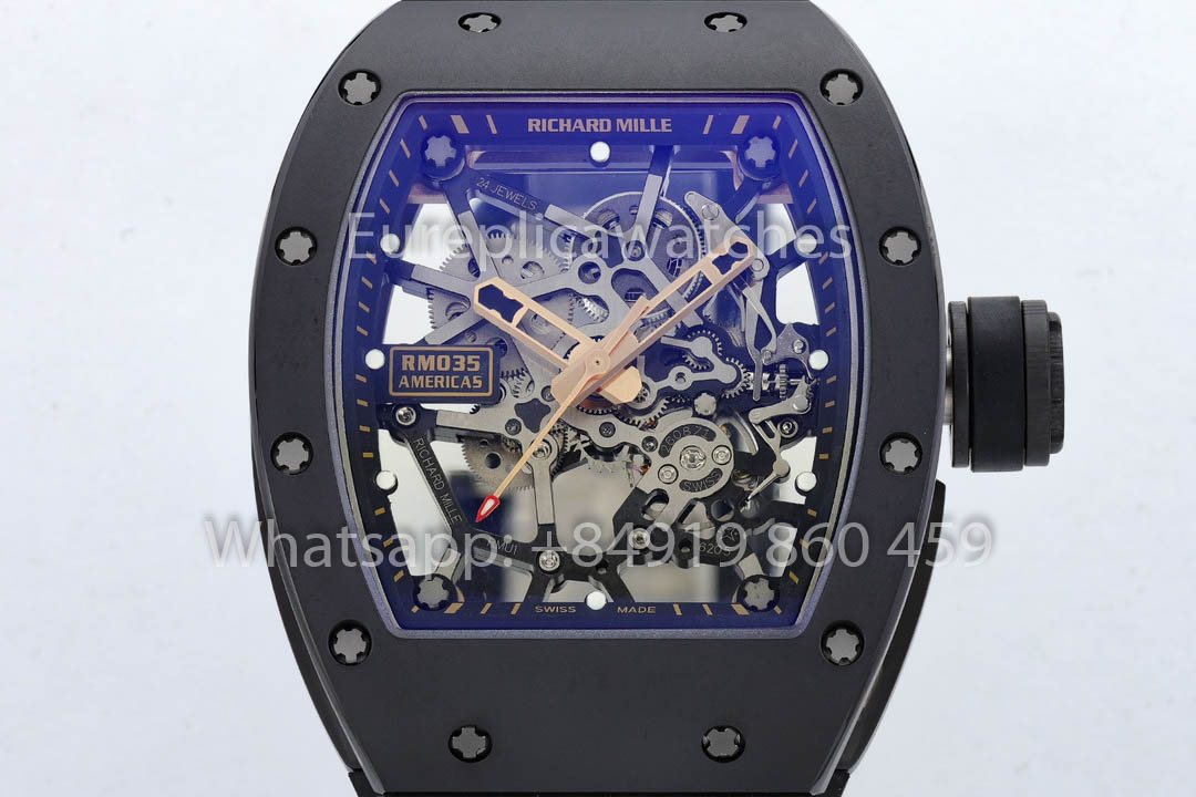 Richard Mille RM035 Americas Black Toro 1:1 Best Version ZF Factory