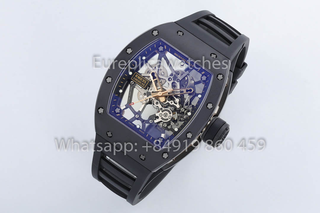 Richard Mille RM035 Americas Black Toro 1:1 Best Version ZF Factory