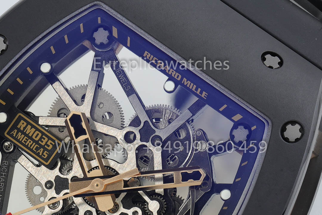 Richard Mille RM035 Americas Black Toro 1:1 Best Version ZF Factory