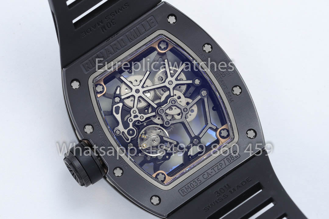 Richard Mille RM035 Americas Black Toro 1:1 Best Version ZF Factory