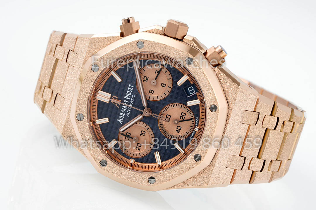 Audemars Piguet Royal Oak 26239OR Blaues Zifferblatt Mattgold 41 mm APS Factory 1:1 Beste Version