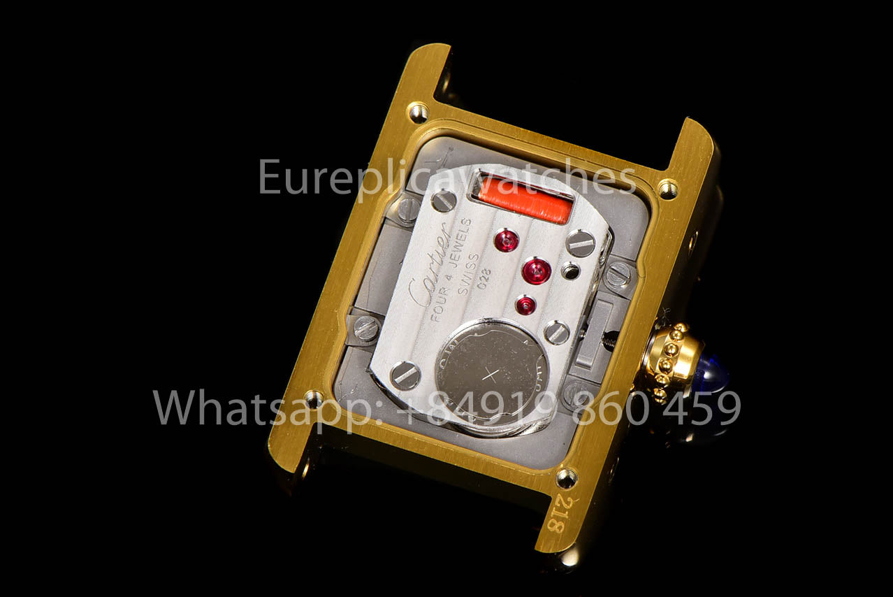 Cartier Tank TANK LOUIS CARTIER Mini  1:1 Best Version White and Yellow Gold