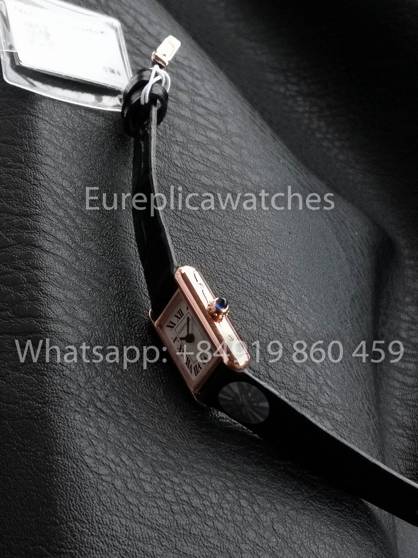 Cartier Tank TANK LOUIS CARTIER Mini 1:1 Meilleure version F1 Factory Cadran blanc Or rose