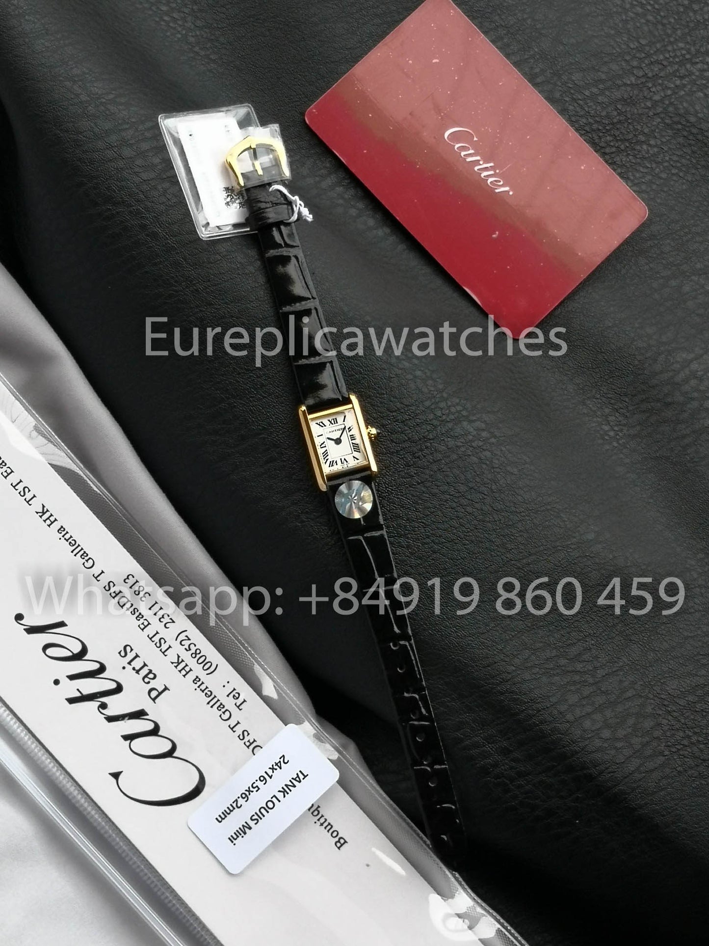 Cartier Tank TANK LOUIS CARTIER Mini  1:1 Best Version White and Yellow Gold