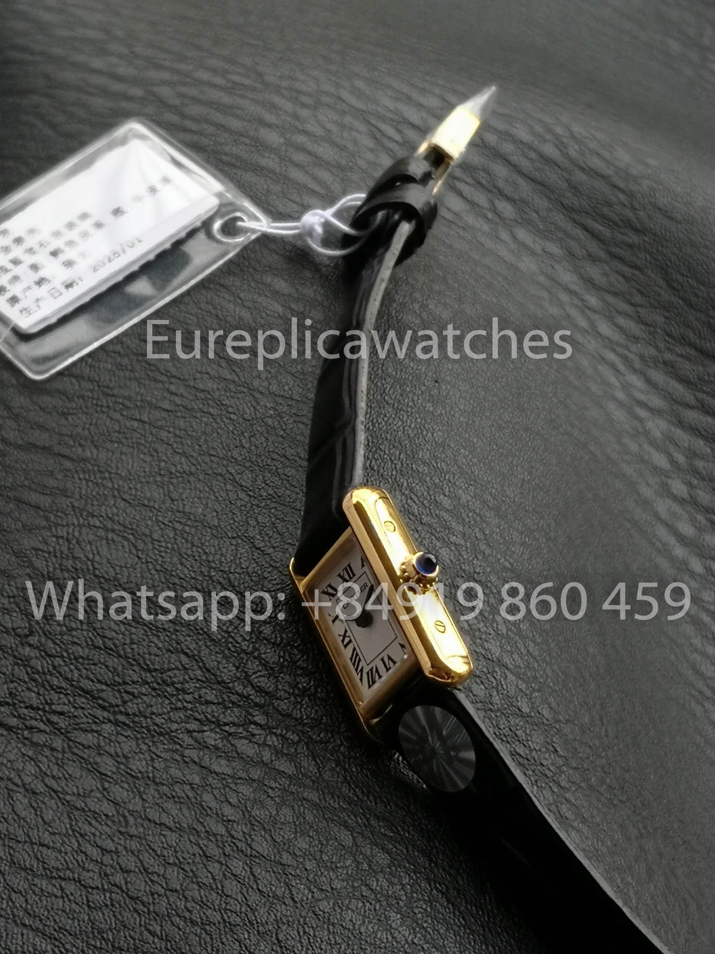 Cartier Tank TANK LOUIS CARTIER Mini  1:1 Best Version White and Yellow Gold