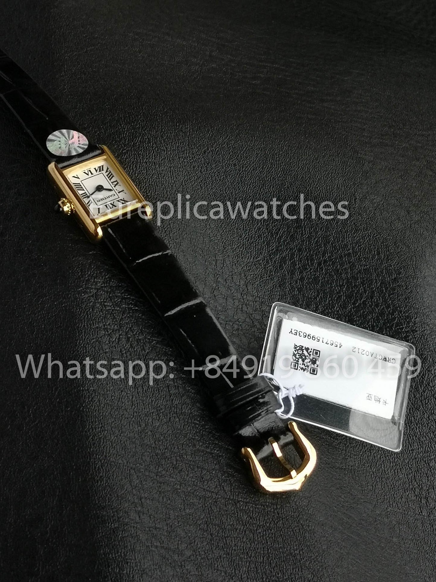 Cartier Tank TANK LOUIS CARTIER Mini  1:1 Best Version White and Yellow Gold