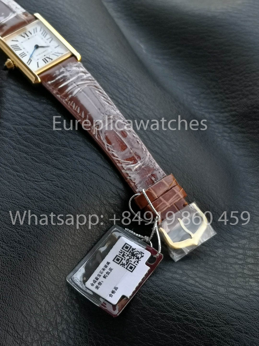 Cartier Tank TANK LOUIS CARTIER Édition « Dernières Teintes » 1:1 Meilleure Version F1 Bracelet Marron d'Usine
