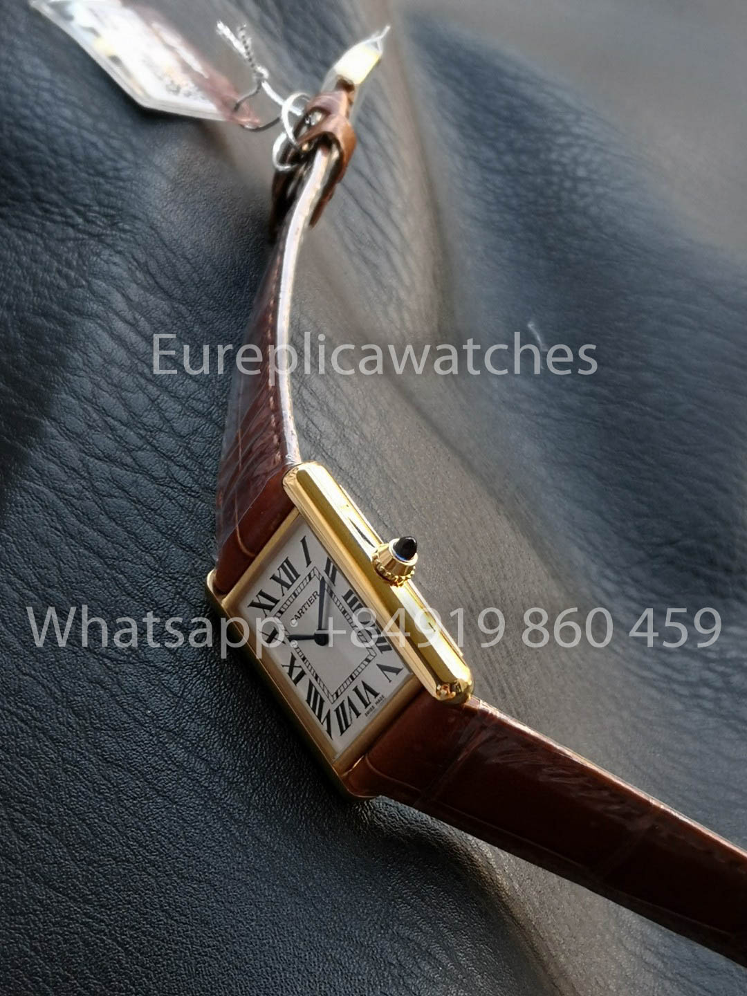 Cartier Tank TANK LOUIS CARTIER Édition « Dernières Teintes » 1:1 Meilleure Version F1 Bracelet Marron d'Usine