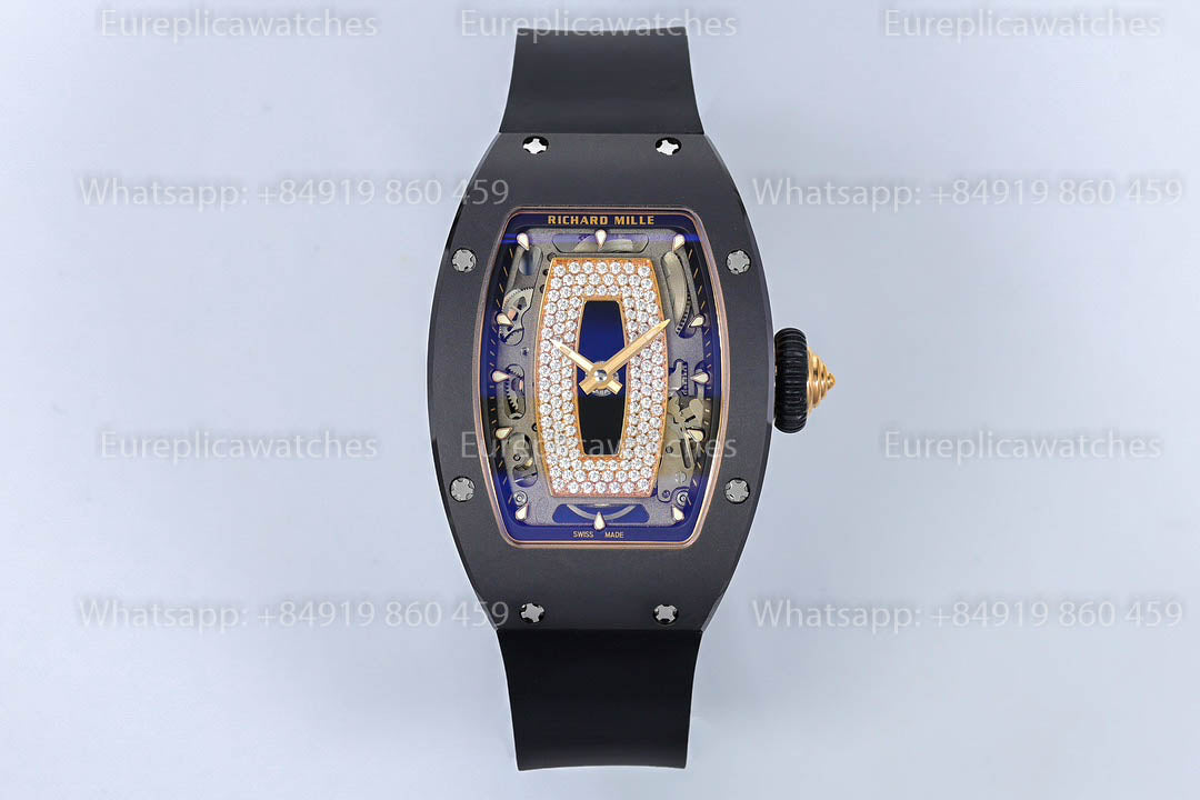 Richard Mille RM 07-01 Black Ceramic Black -Lip 1:1 Best Version ZF Factory