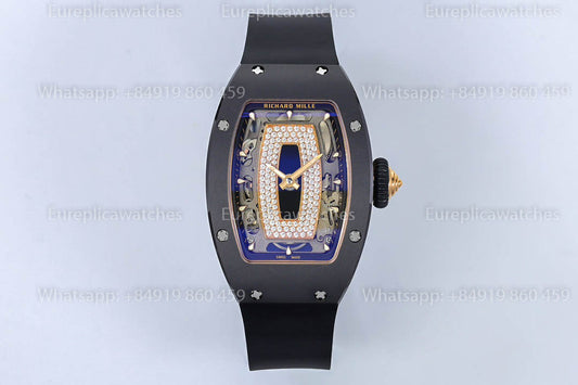 Richard Mille RM 07-01 Black Ceramic Black -Lip 1:1 Best Version ZF Factory